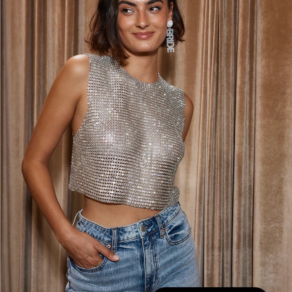 Rhinestone Tank